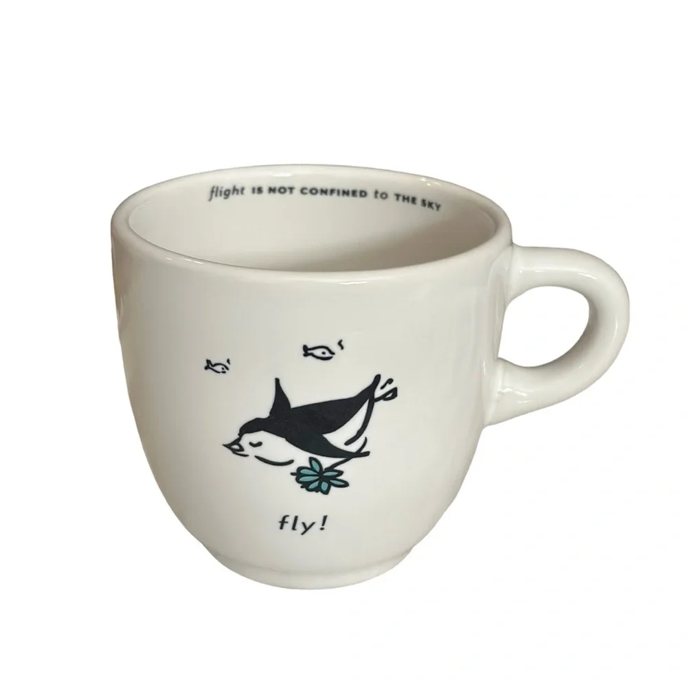 Uncommon Goods Zenguin Waddling Towards Nirvana Penguin Set of 4 HTF Mugs EUC - Picture 8 of 14